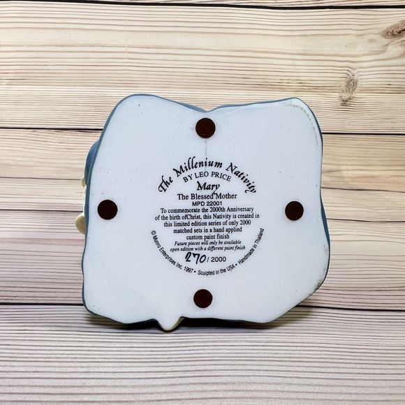 Vintage Prestige Millennium Nativity Mary Leo Price #270/2000 Figurine Sculpture - Picture 7 of 10